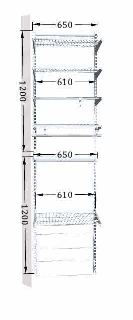 Гардеробная ARISTO на балконе — продуманная система хранения в ограниченном пространстве