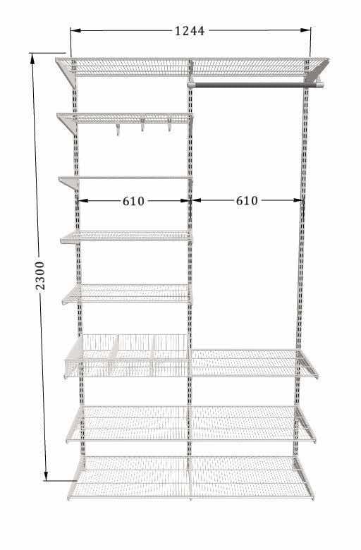 Шкаф ARISTO для ванной со складными дверями — компактное решение для хранения