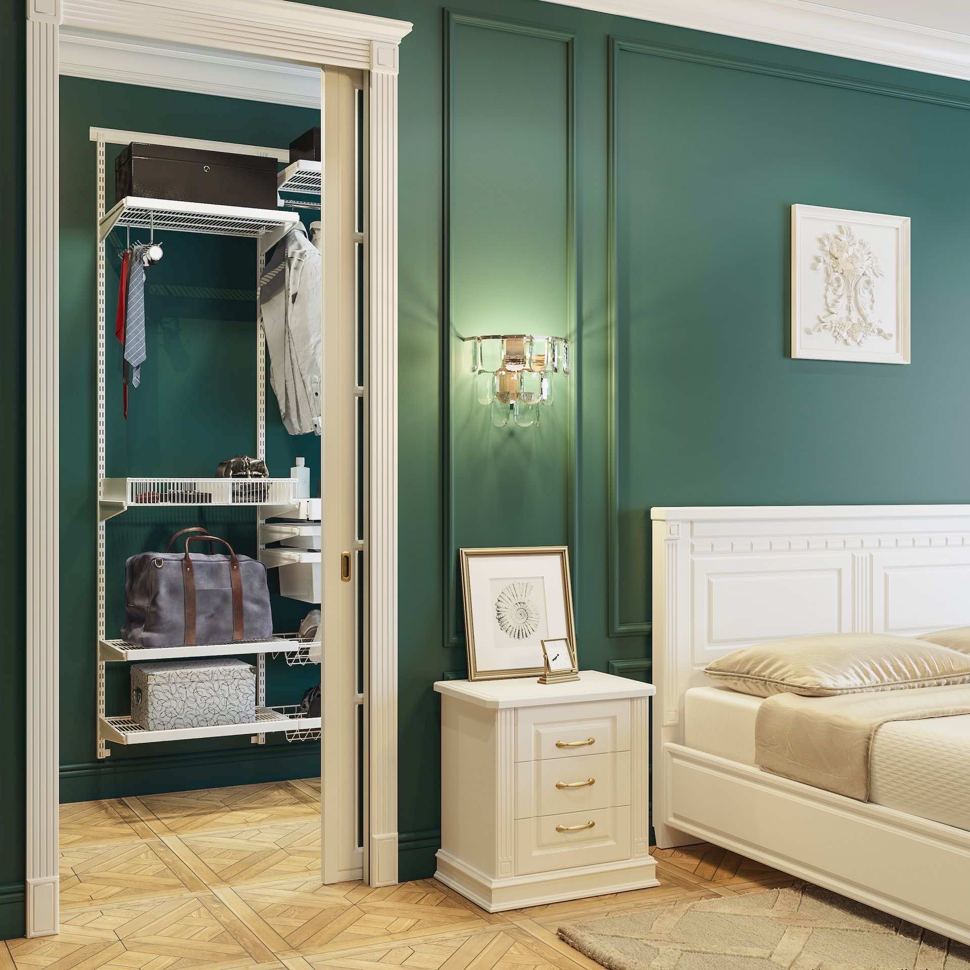 Семейная гардеробная ARISTO — вместительная система хранения для гардероба всей семьи