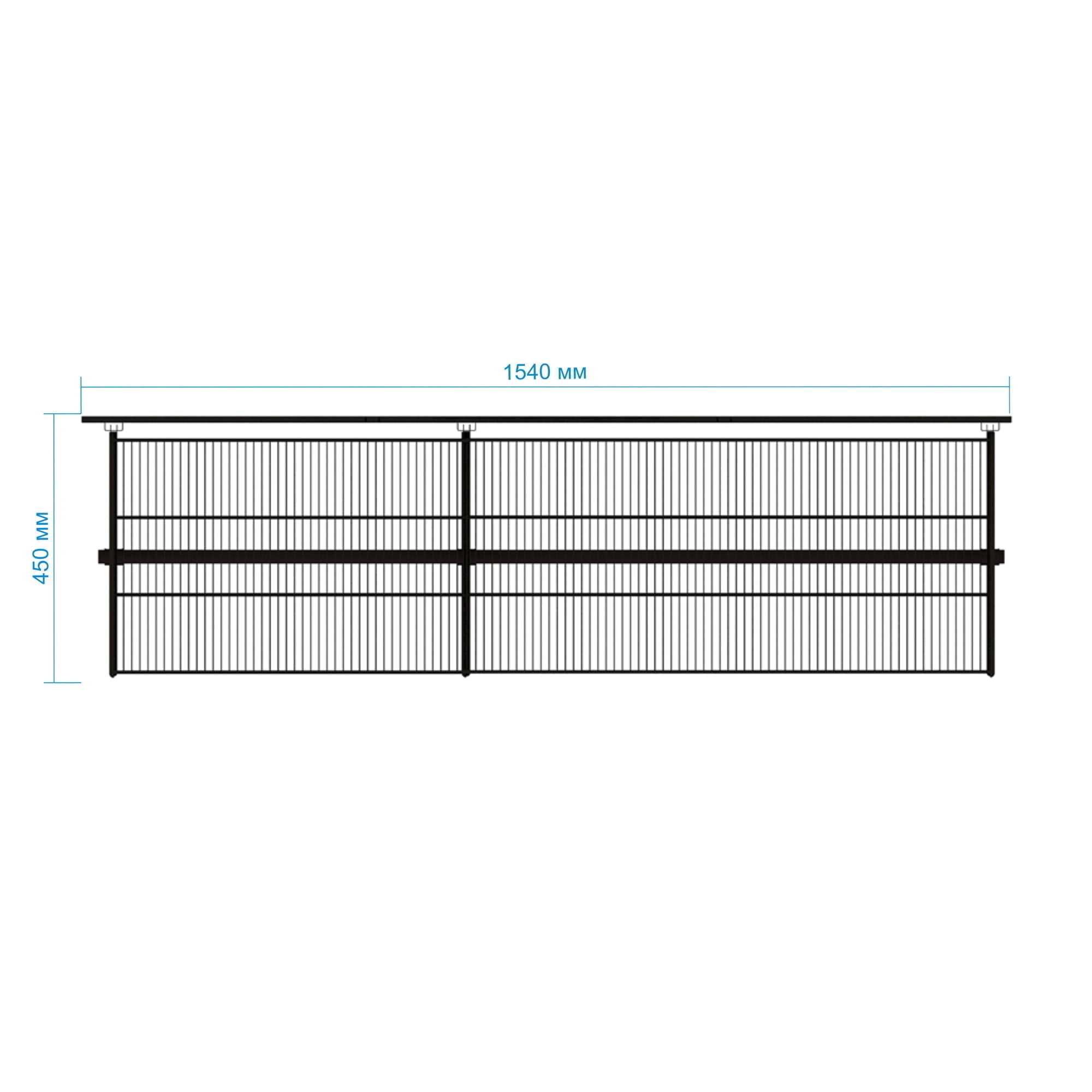 Гардеробная система №10 в сером — спокойный тон и сбалансированная организация