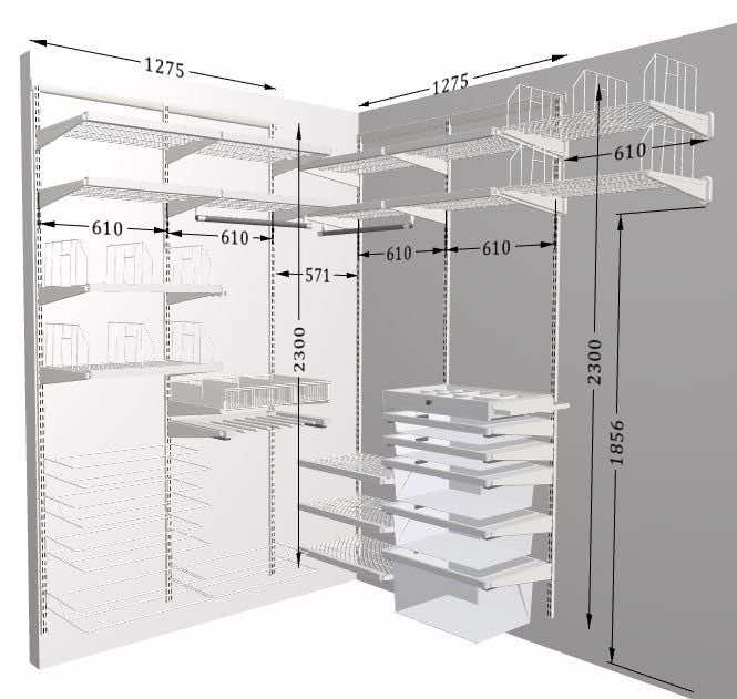 Женская гардеробная ARISTO — удобная система хранения модной коллекции