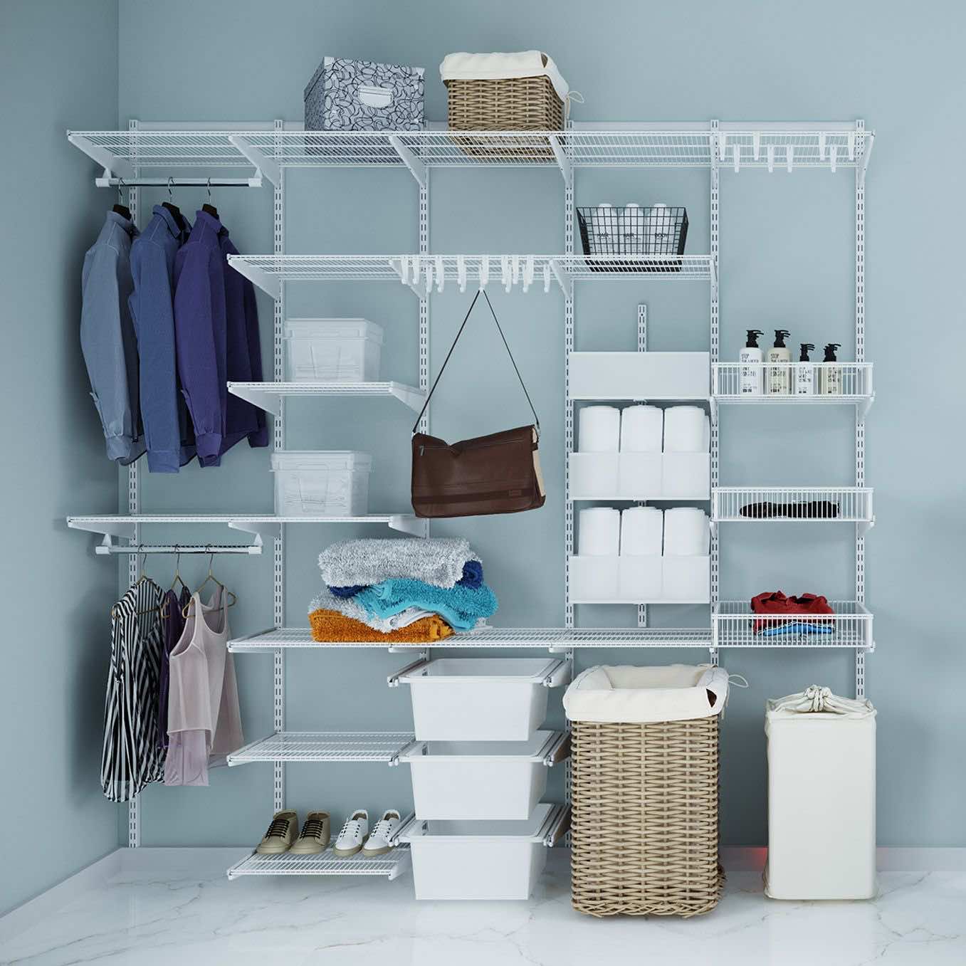 Система хранения ARISTO для комнаты с тренажером — удобная организация спортивной зоны