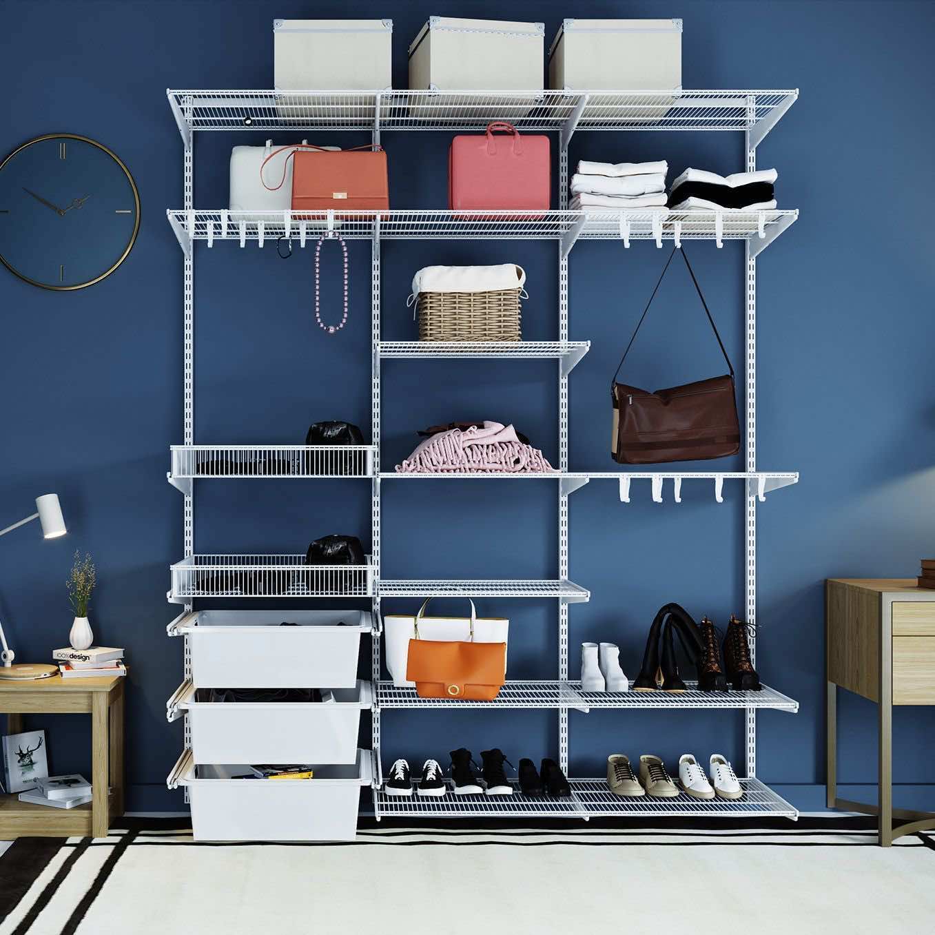 Система хранения для студии — функциональное размещение вещей в малом пространстве