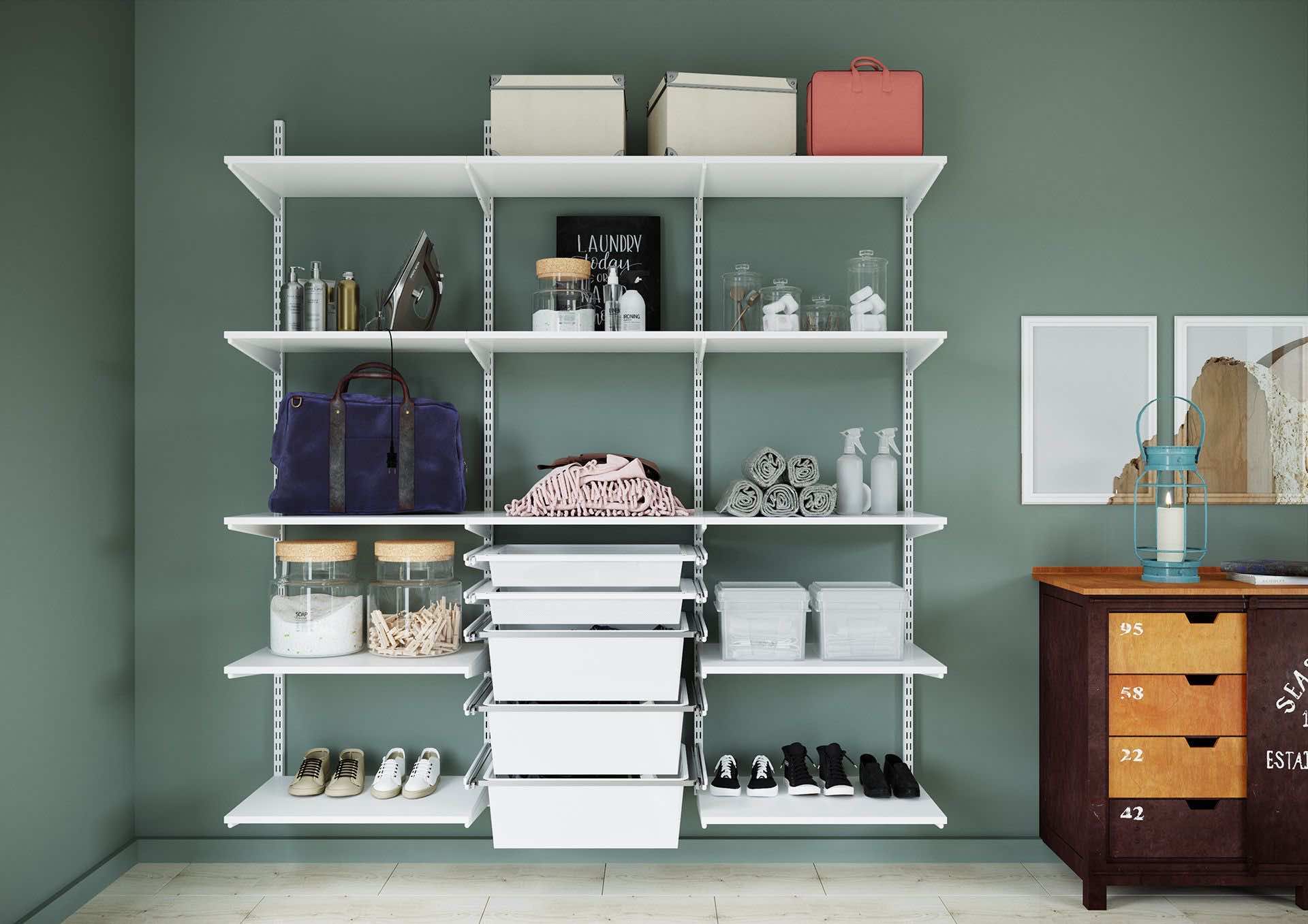 Система хранения ARISTO для хозяйственной комнаты — удобная кладовая система