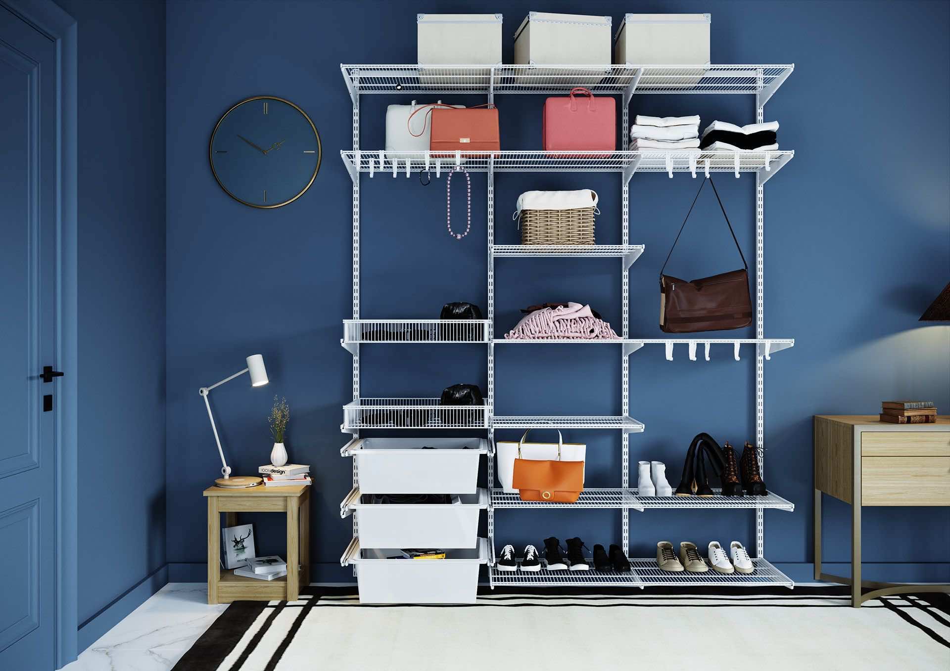 Система хранения для студии — функциональное размещение вещей в малом пространстве