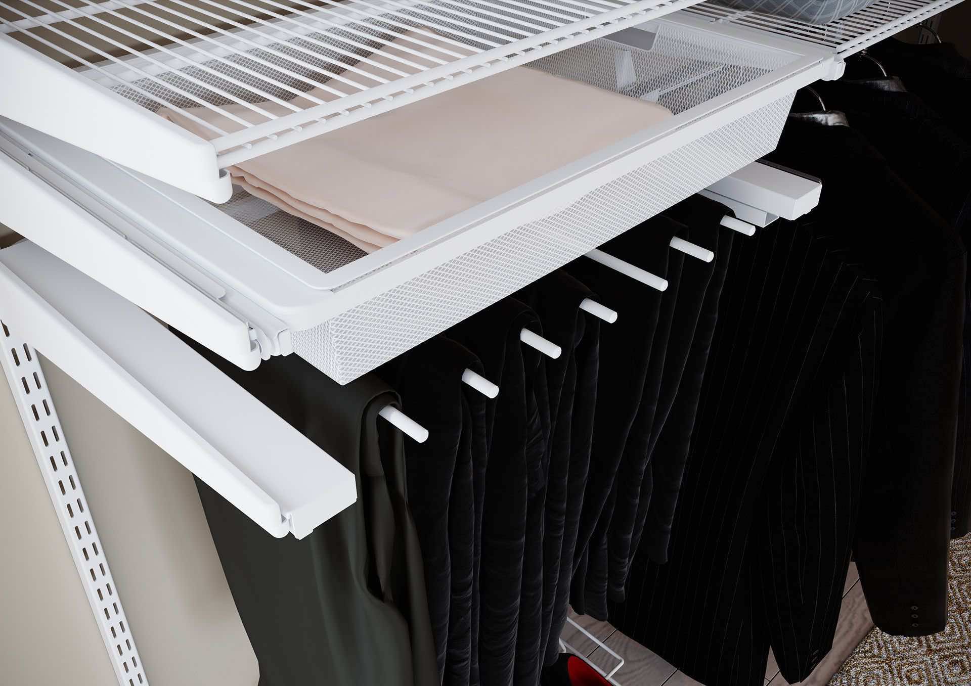 Угловая гардеробная ARISTO — компактное решение для пары