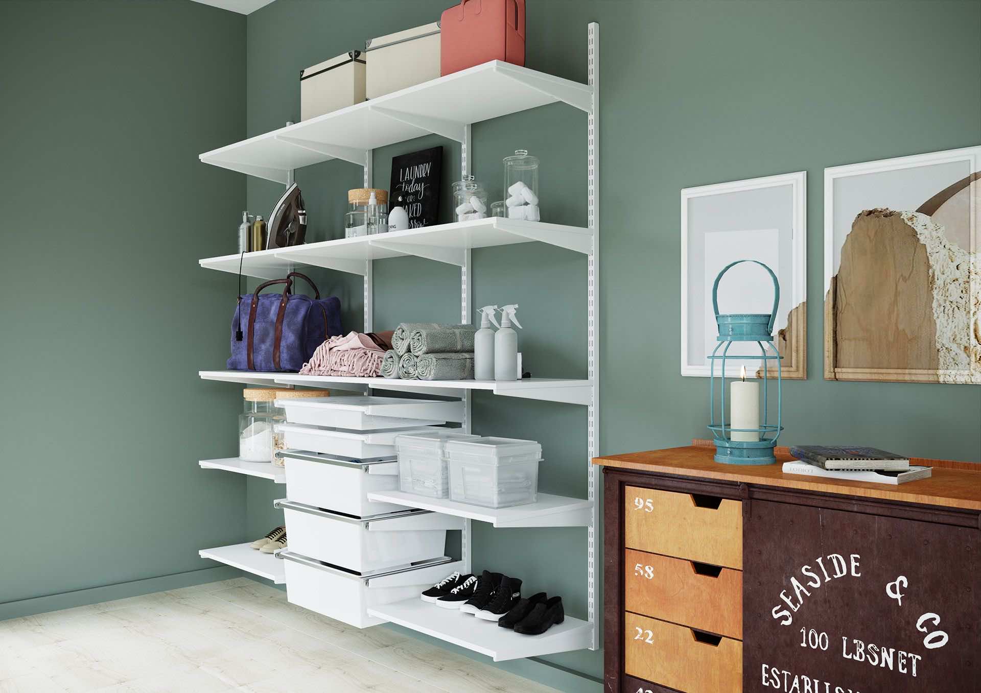 Система хранения ARISTO для хозяйственной комнаты — удобная кладовая система