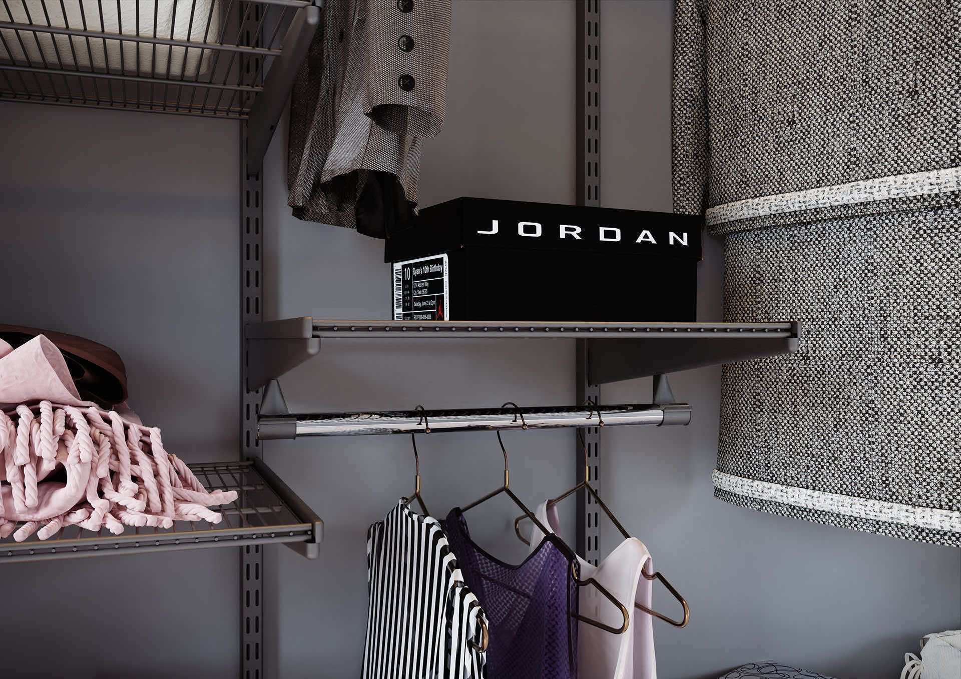 Встроенная гардеробная Аристо 260×45×230 — практичная система хранения для прихожей и гостиной