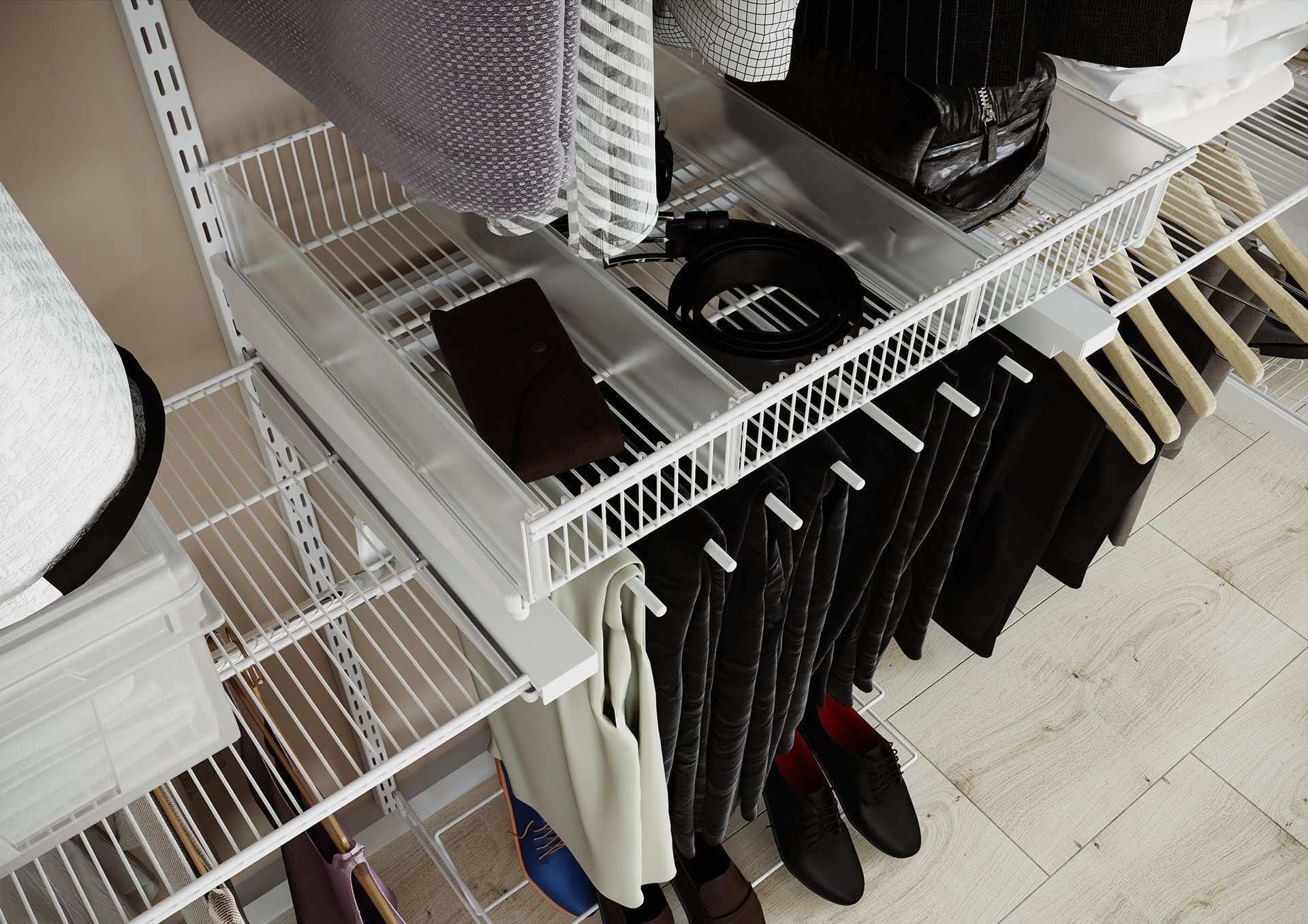 Просторная гардеробная ARISTO 368×45×240 — система хранения для современного интерьера