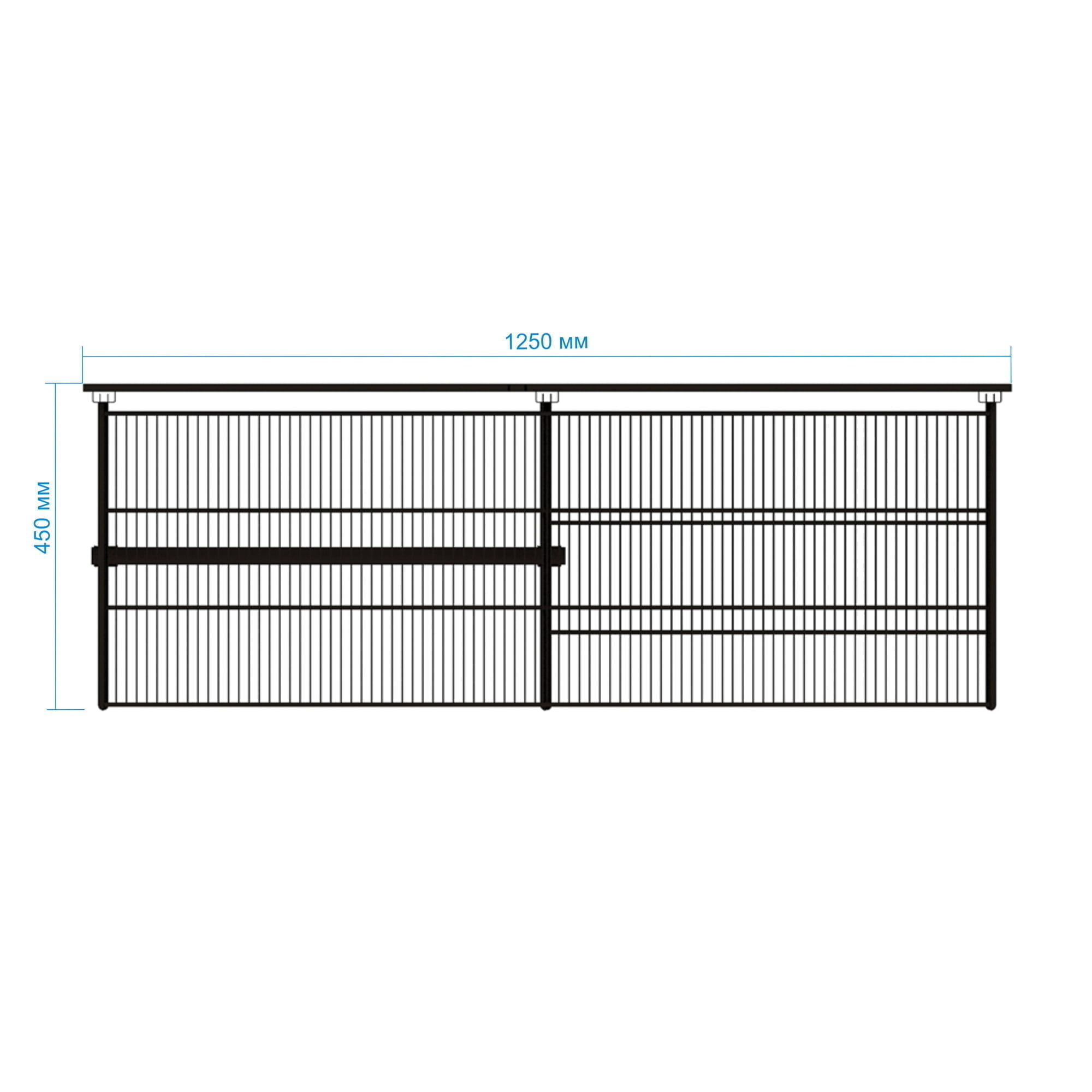 Гардеробная система №12 в сером цвете — выразительная структура для современного ритма жизни