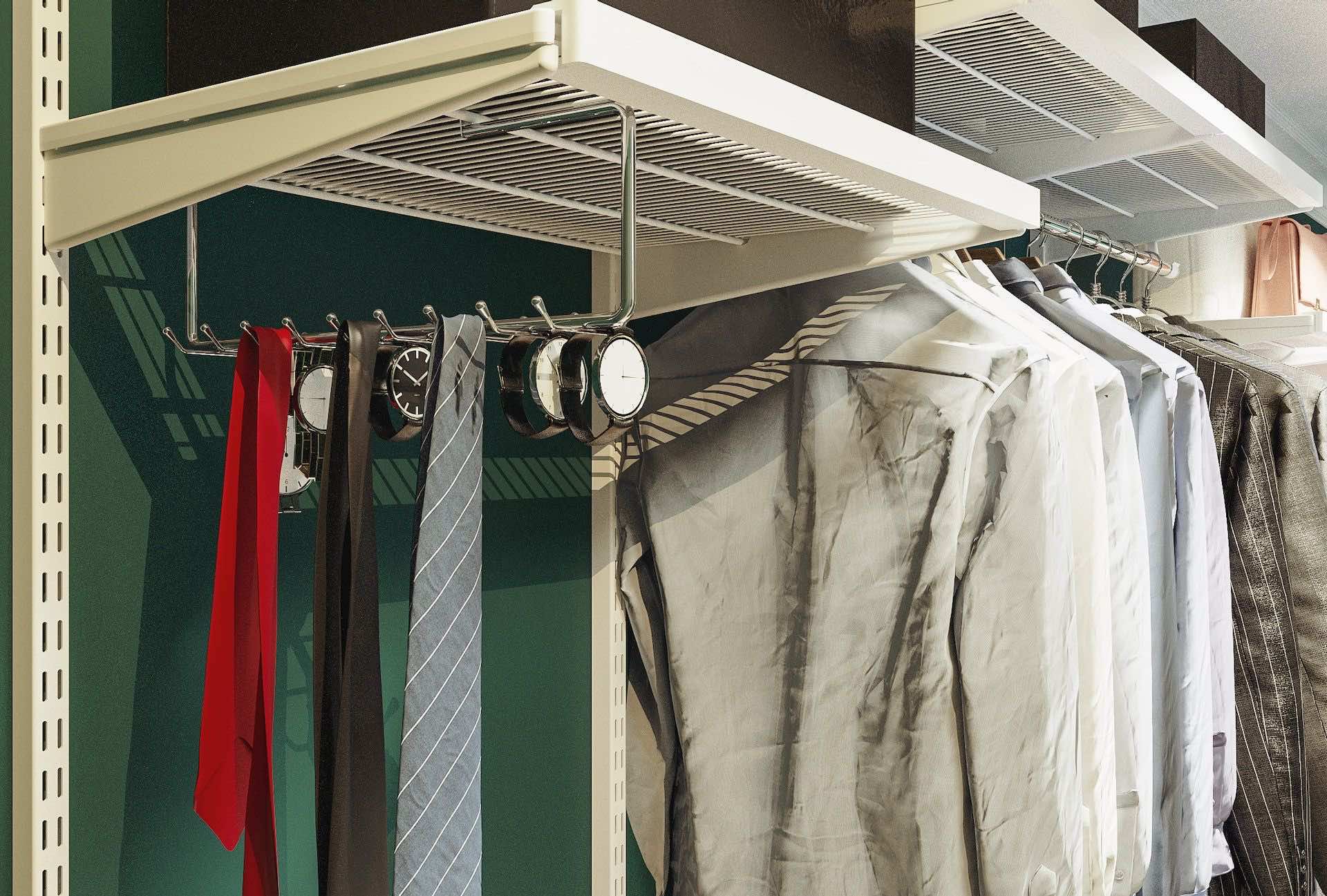 Семейная гардеробная ARISTO — вместительная система хранения для гардероба всей семьи