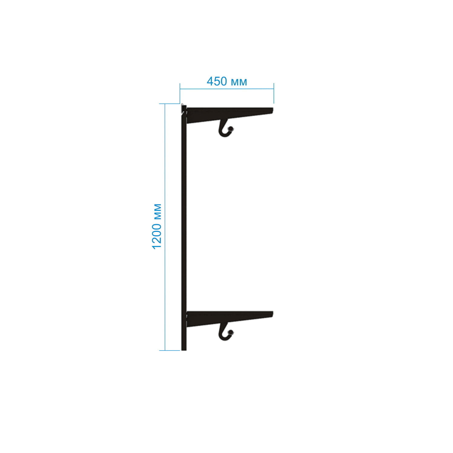 Гардеробная система №7: белая окрашенная сталь, аккуратная линейная структура