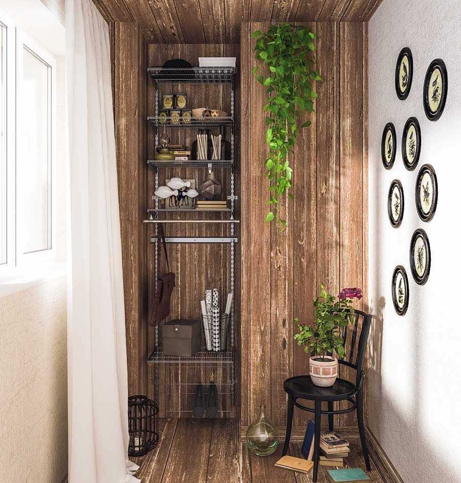 Гардеробная ARISTO на балконе — продуманная система хранения в ограниченном пространстве