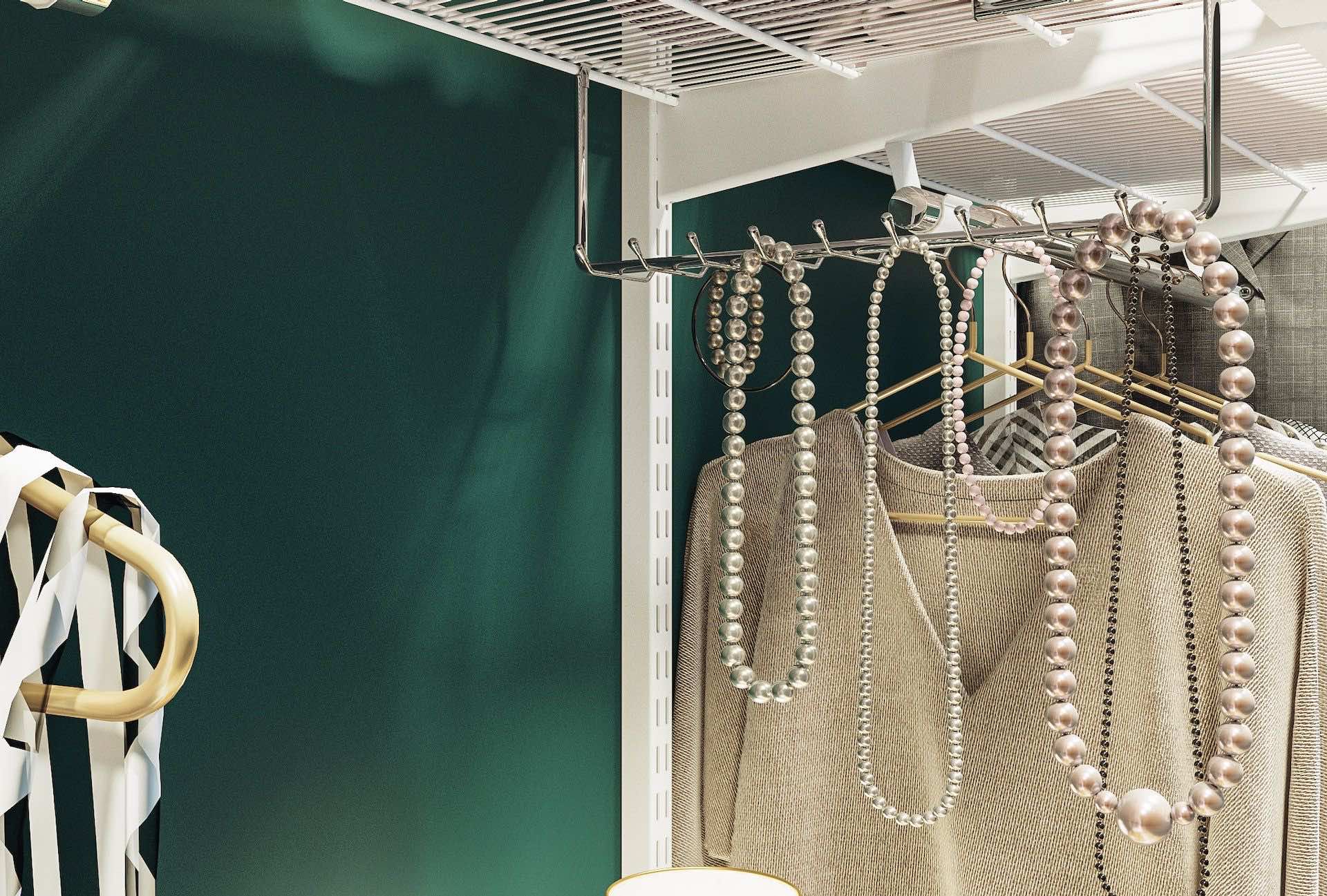 Семейная гардеробная ARISTO — вместительная система хранения для гардероба всей семьи