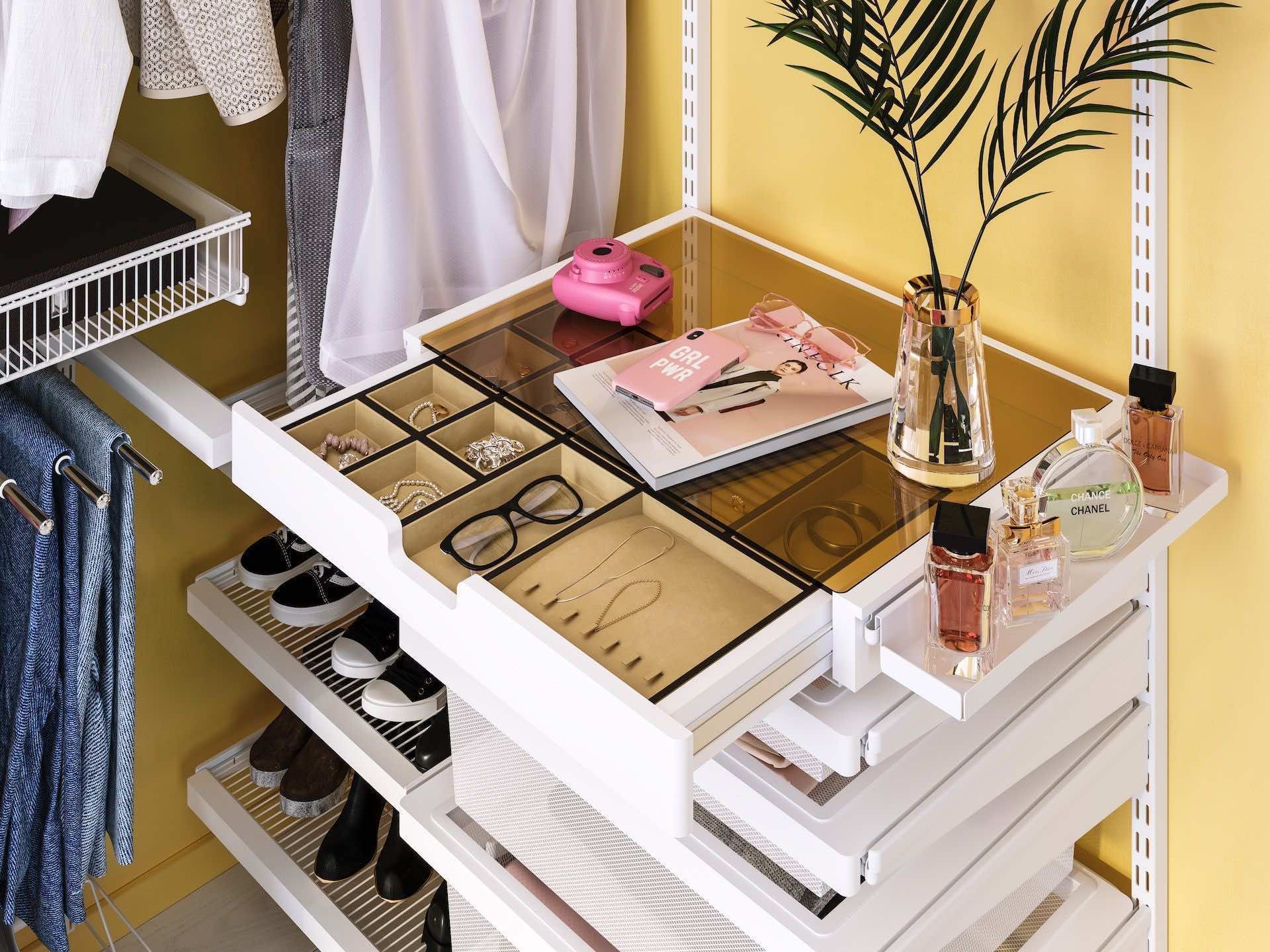 Женская гардеробная ARISTO — удобная система хранения модной коллекции