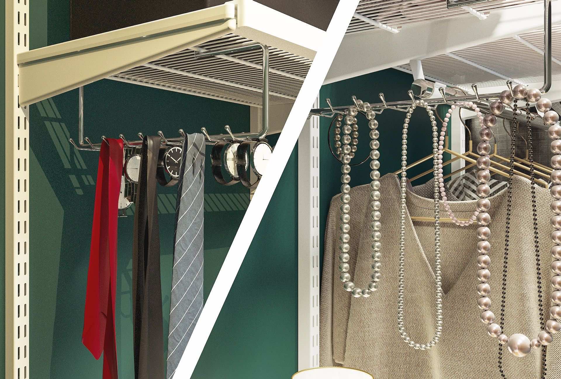 Семейная гардеробная ARISTO — вместительная система хранения для гардероба всей семьи