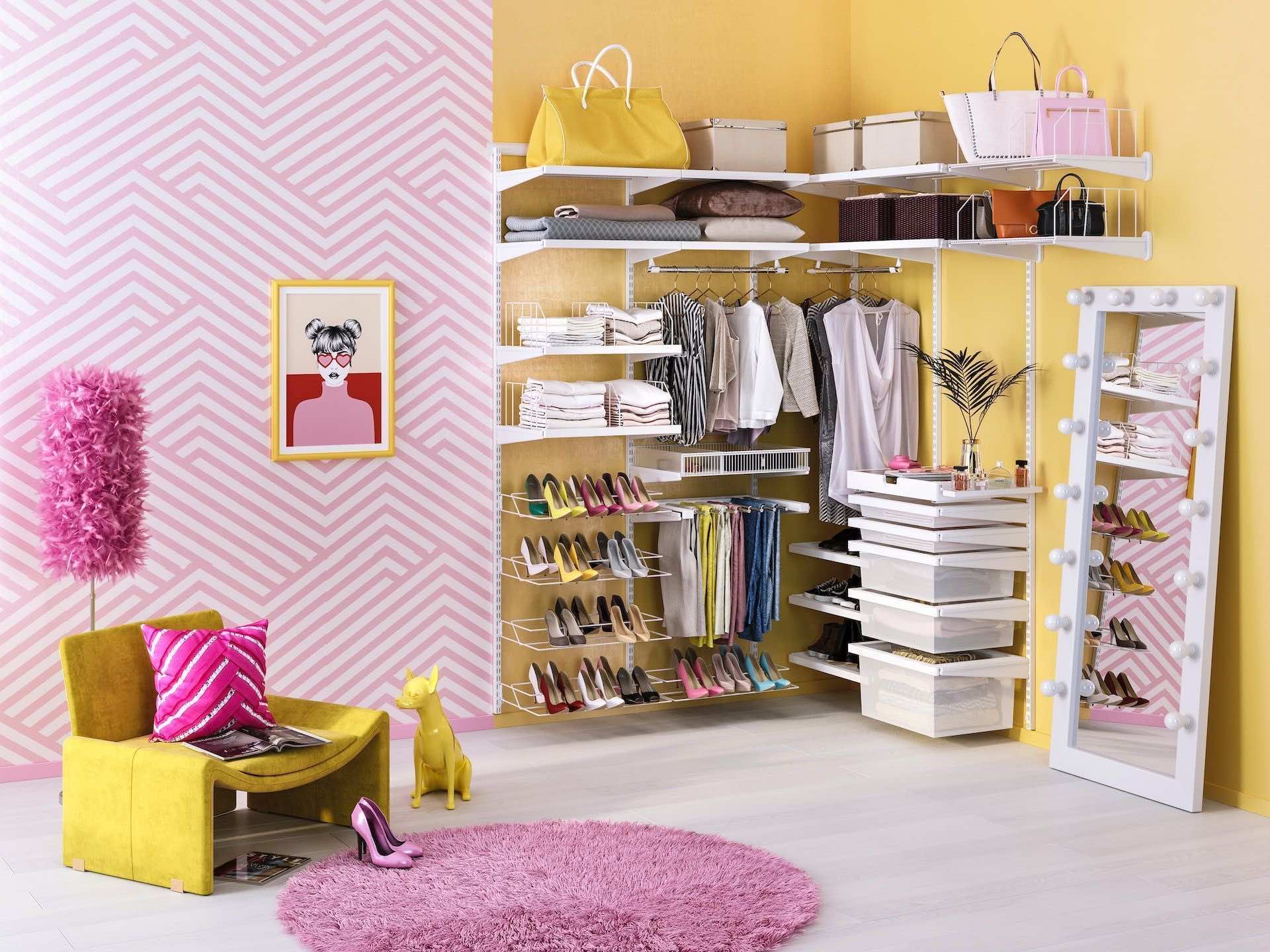 Женская гардеробная ARISTO — удобная система хранения модной коллекции