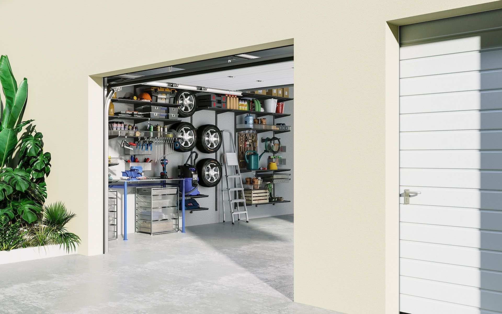 Стеллаж ARISTO для гаража — надёжная система для инструментов и аксессуаров