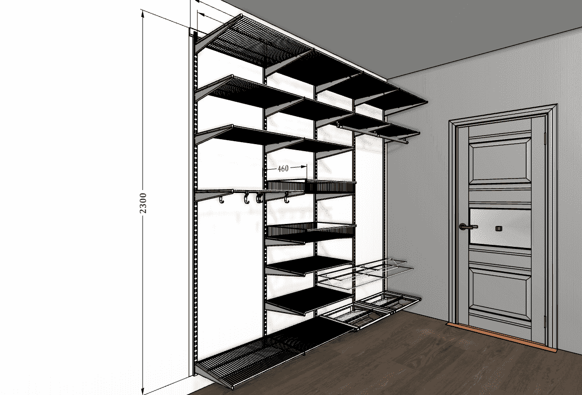Прихожая для загородного дома — практичная система хранения