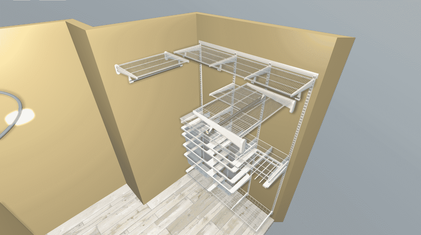 Встроенная гардеробная ARISTO 156×240×115 со складными зеркальными дверями — компактное решение для квартиры