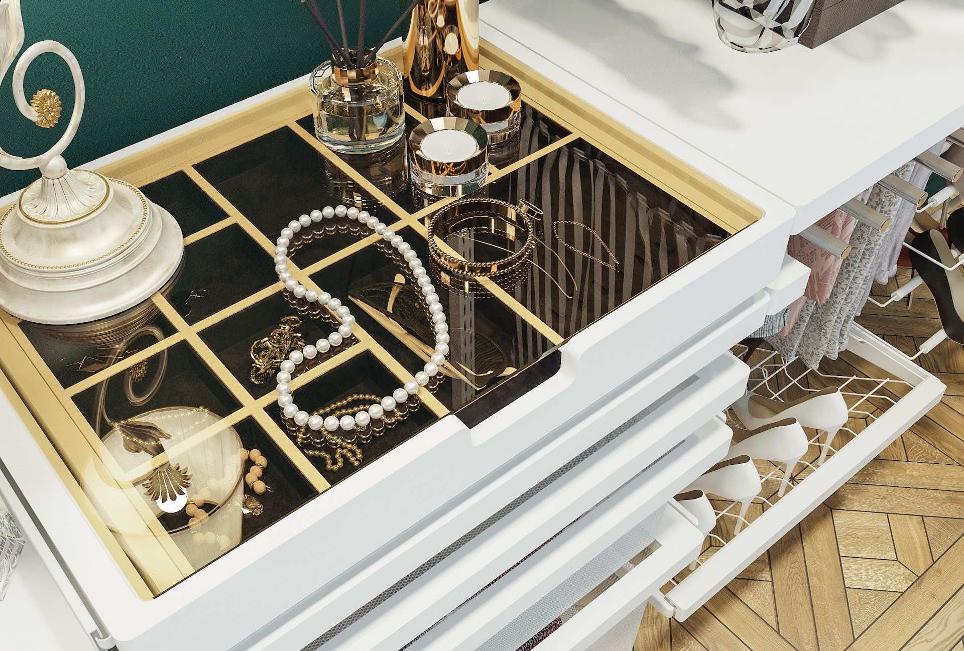 Семейная гардеробная ARISTO — вместительная система хранения для гардероба всей семьи