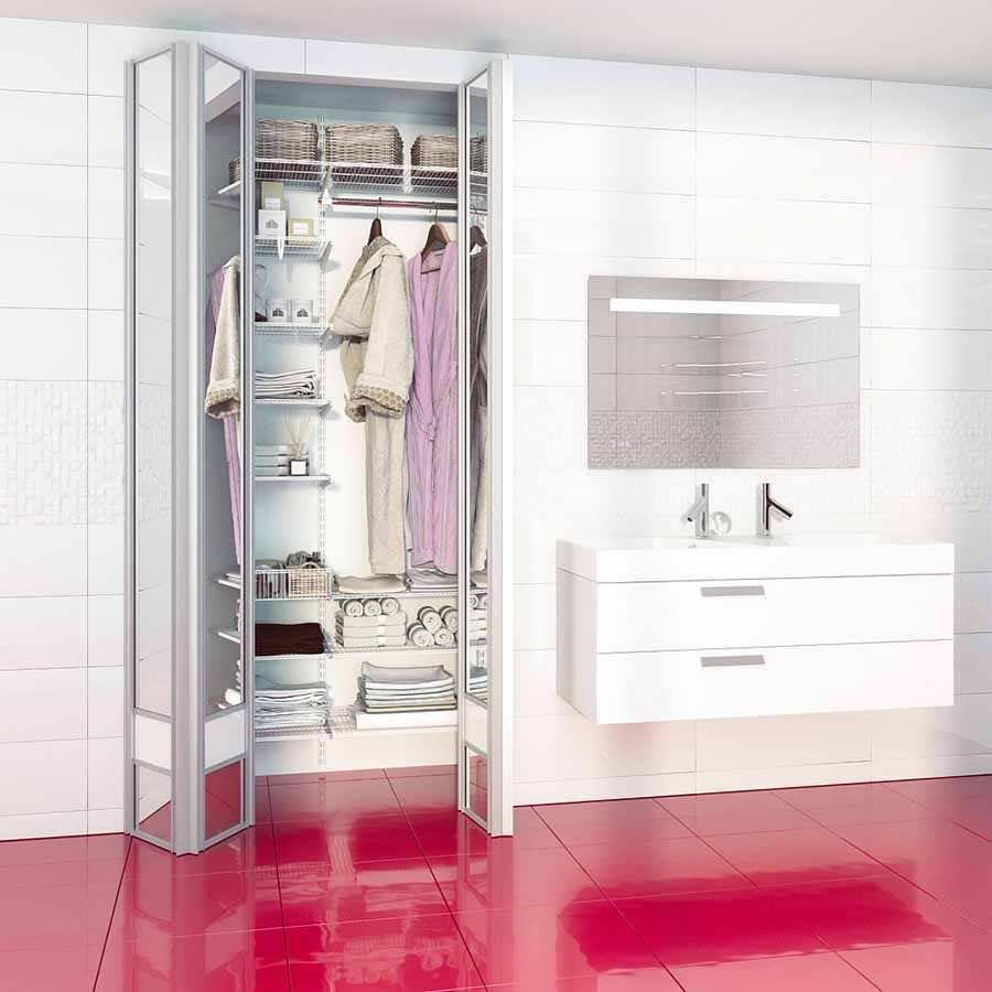 Шкаф ARISTO для ванной со складными дверями — компактное решение для хранения