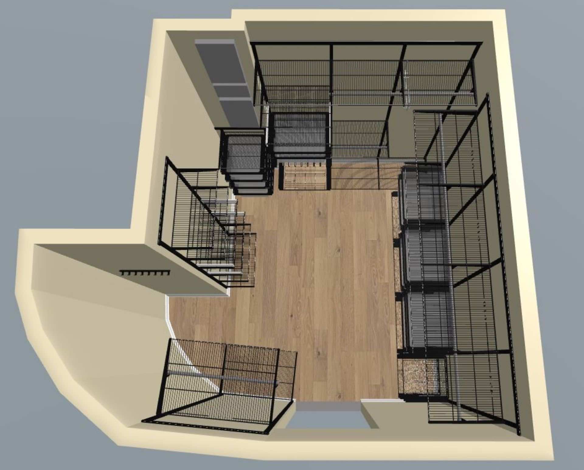Большая гардеробная ARISTO — усиленная стальная система для максимального хранения