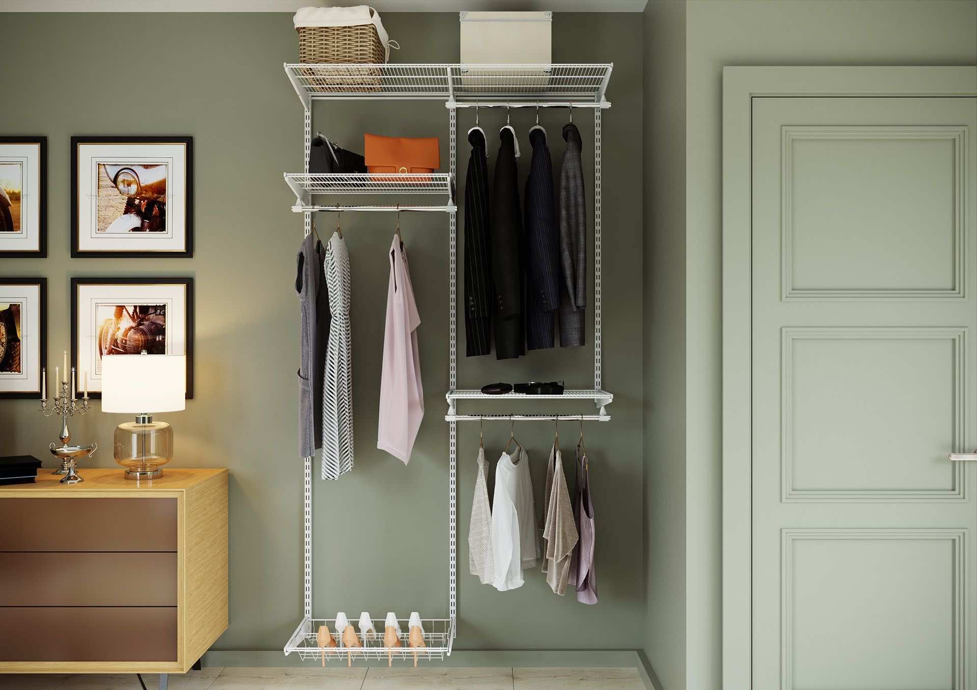 Маленькая гардеробная — компактное решение для ограниченного пространства