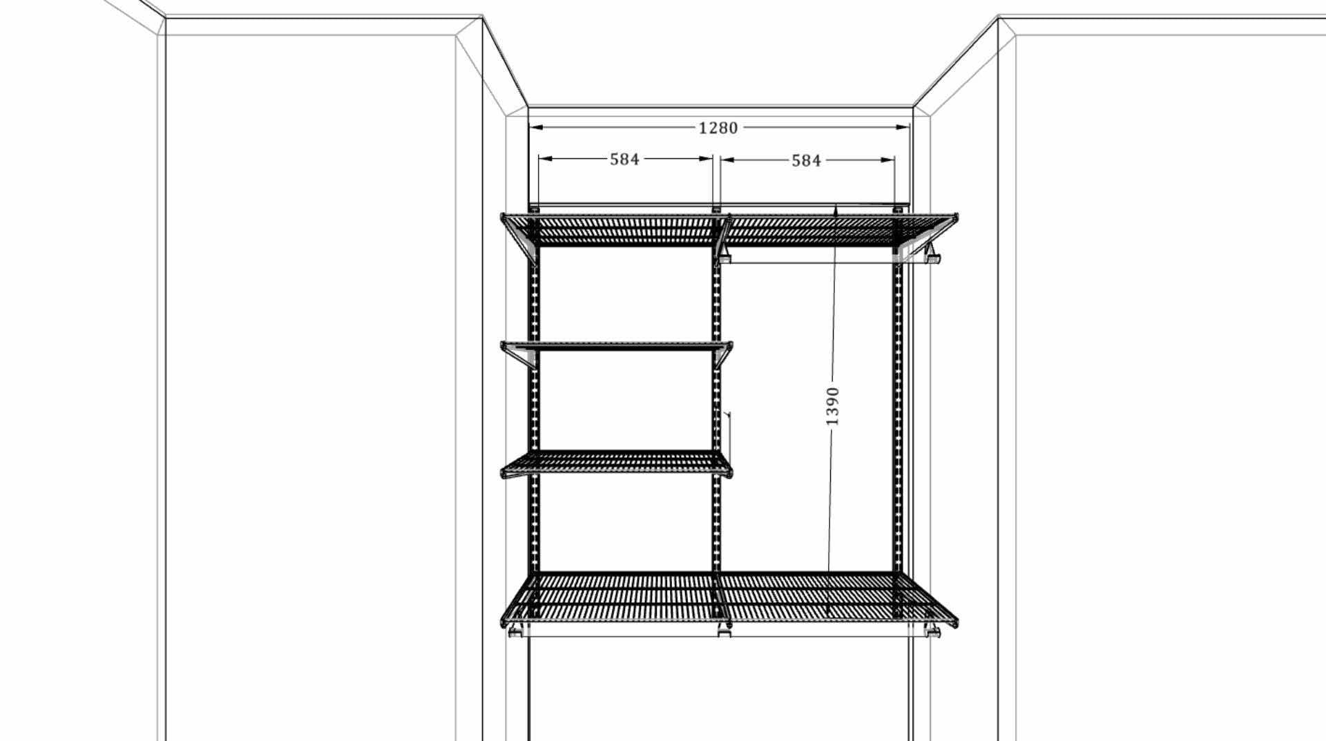 Настенная прихожая ARISTO — экологичная металлическая система хранения