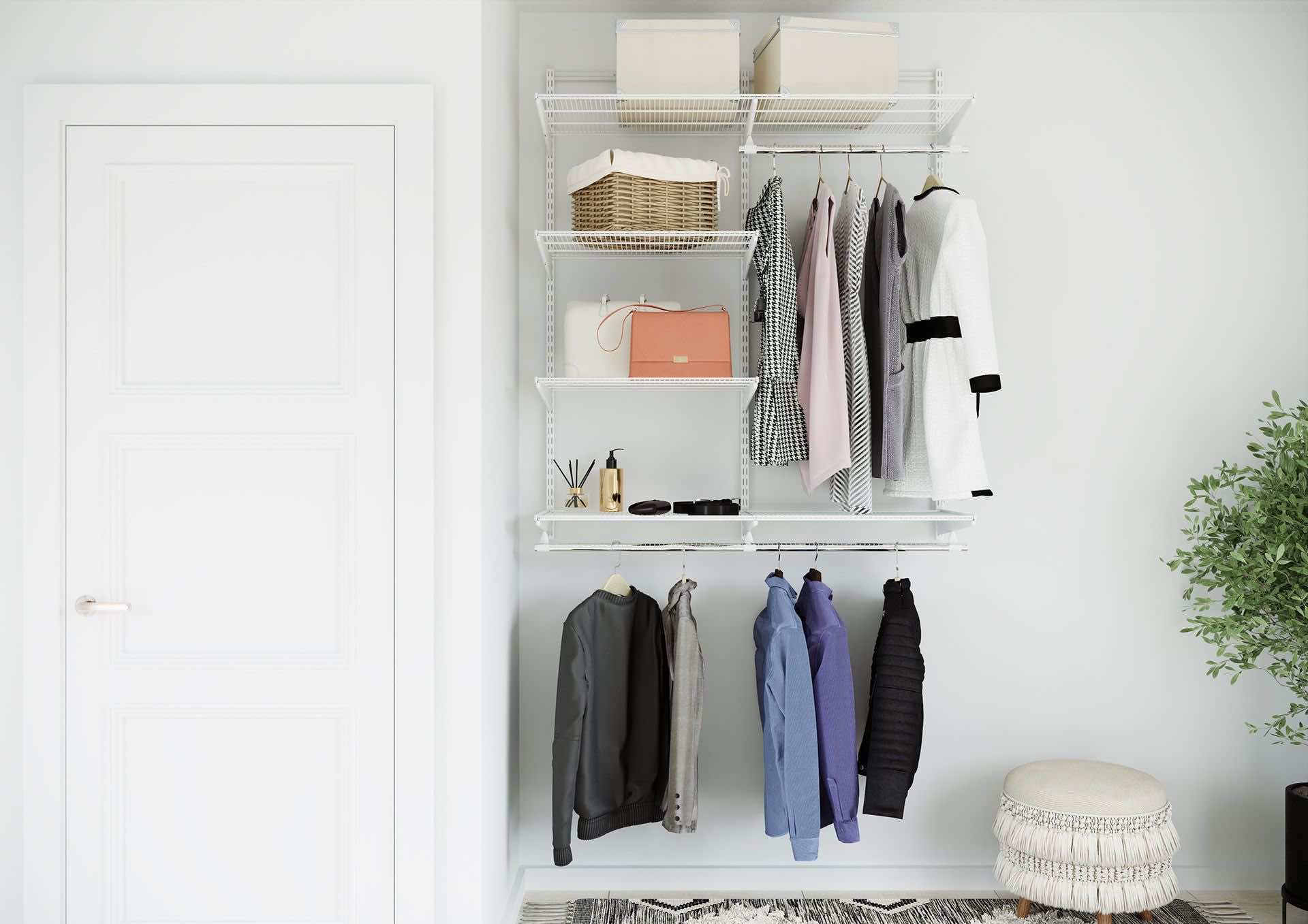 Настенная прихожая ARISTO — экологичная металлическая система хранения