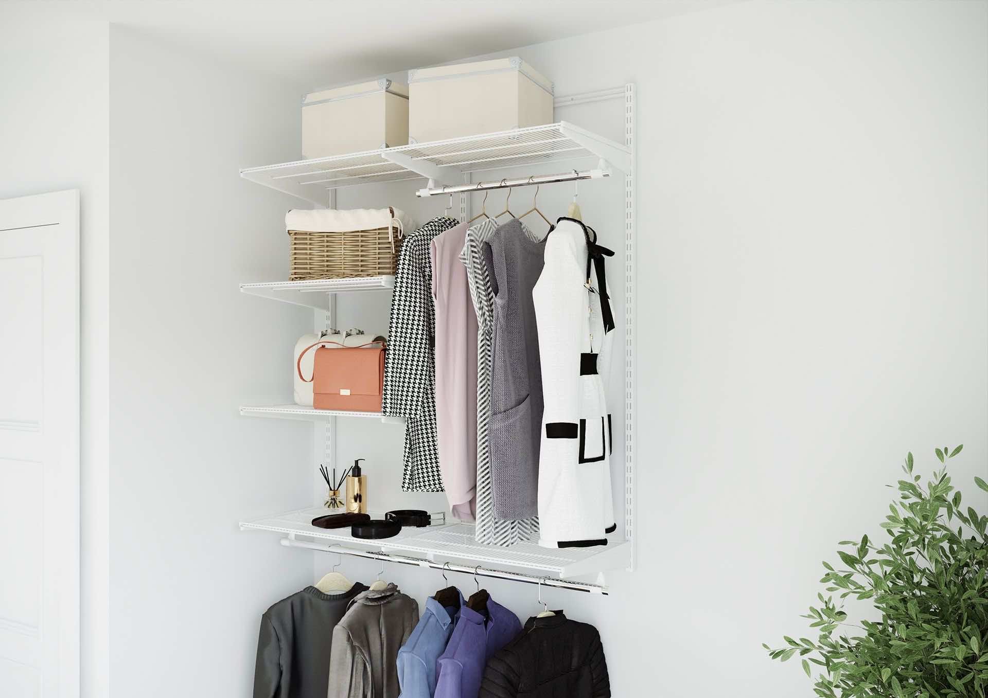 Настенная прихожая ARISTO — экологичная металлическая система хранения