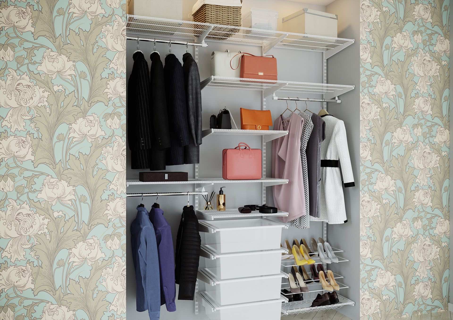 Ниша под гардеробную — основа для установки модульной системы хранения