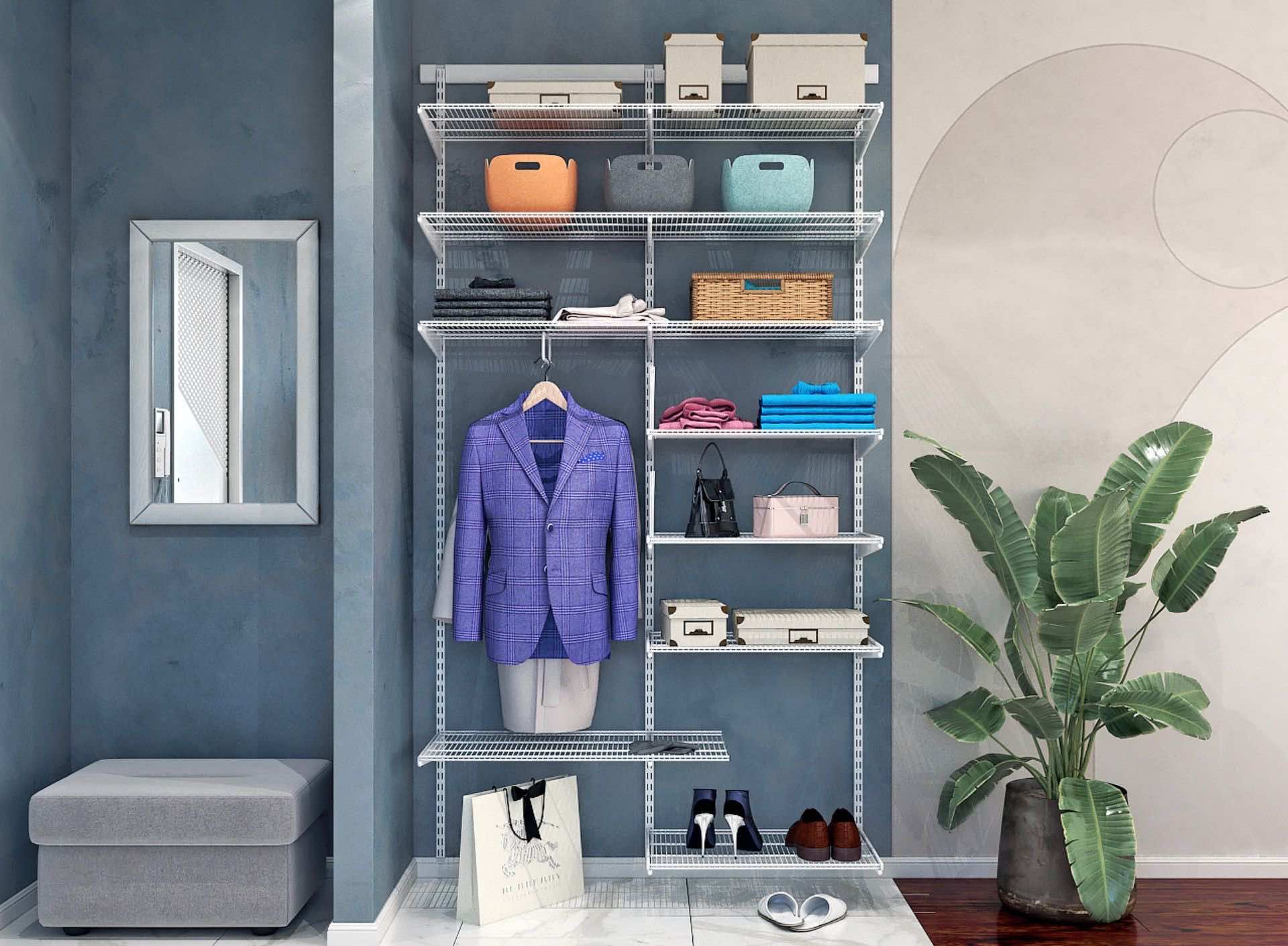 Открытая прихожая — лёгкая система хранения для входной зоны