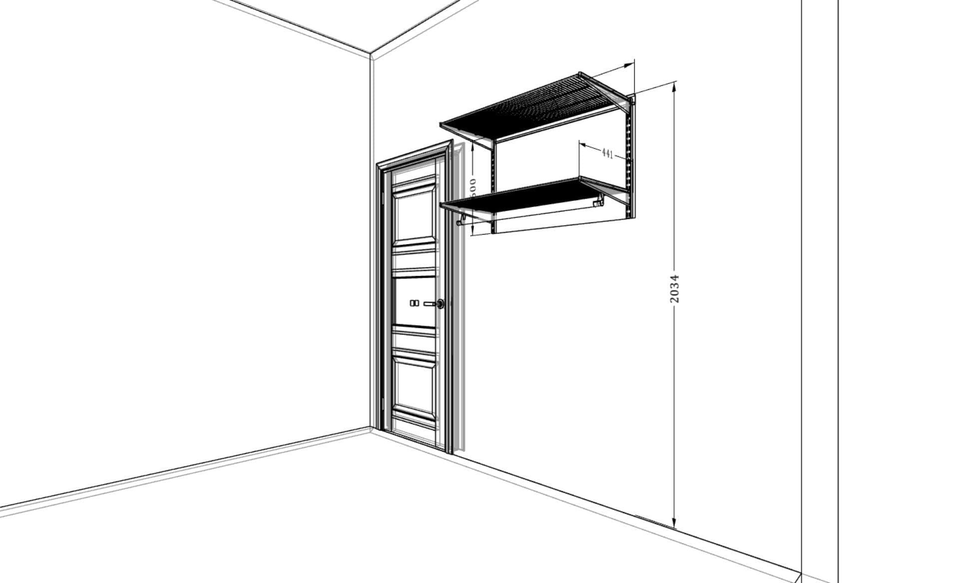Настенная полка в прихожую — дополнительное место для хранения в зоне входа