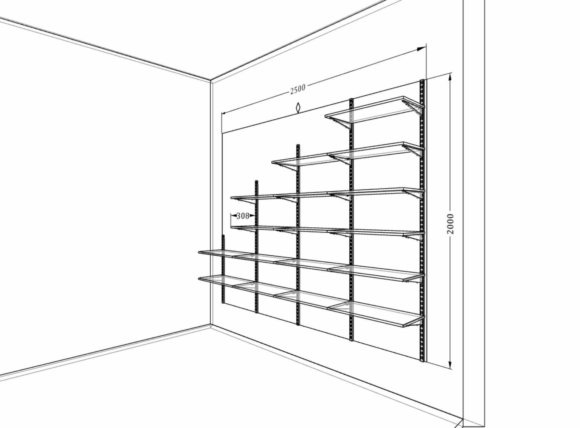 Система полок под лестницей — использование сложной зоны для удобного размещения вещей