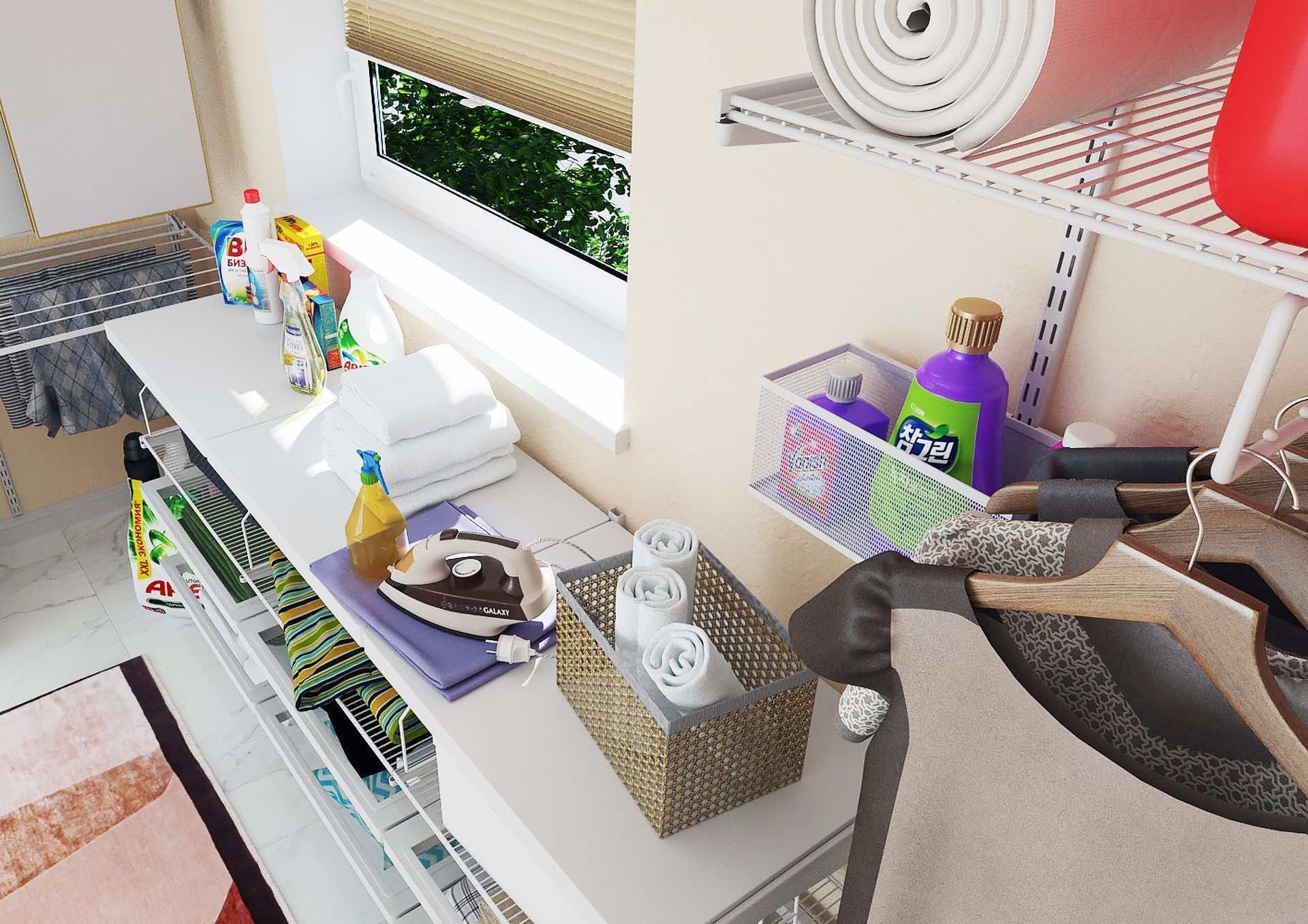 Постирочная ARISTO — функциональная система хранения для частного дома