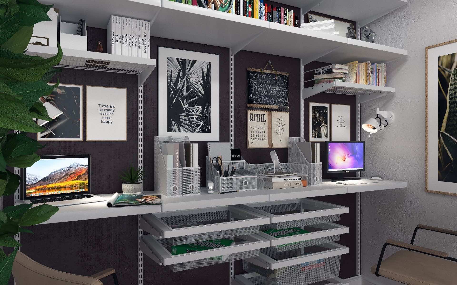 Домашний офис ARISTO на два рабочих места — функциональный комплект для организации работы