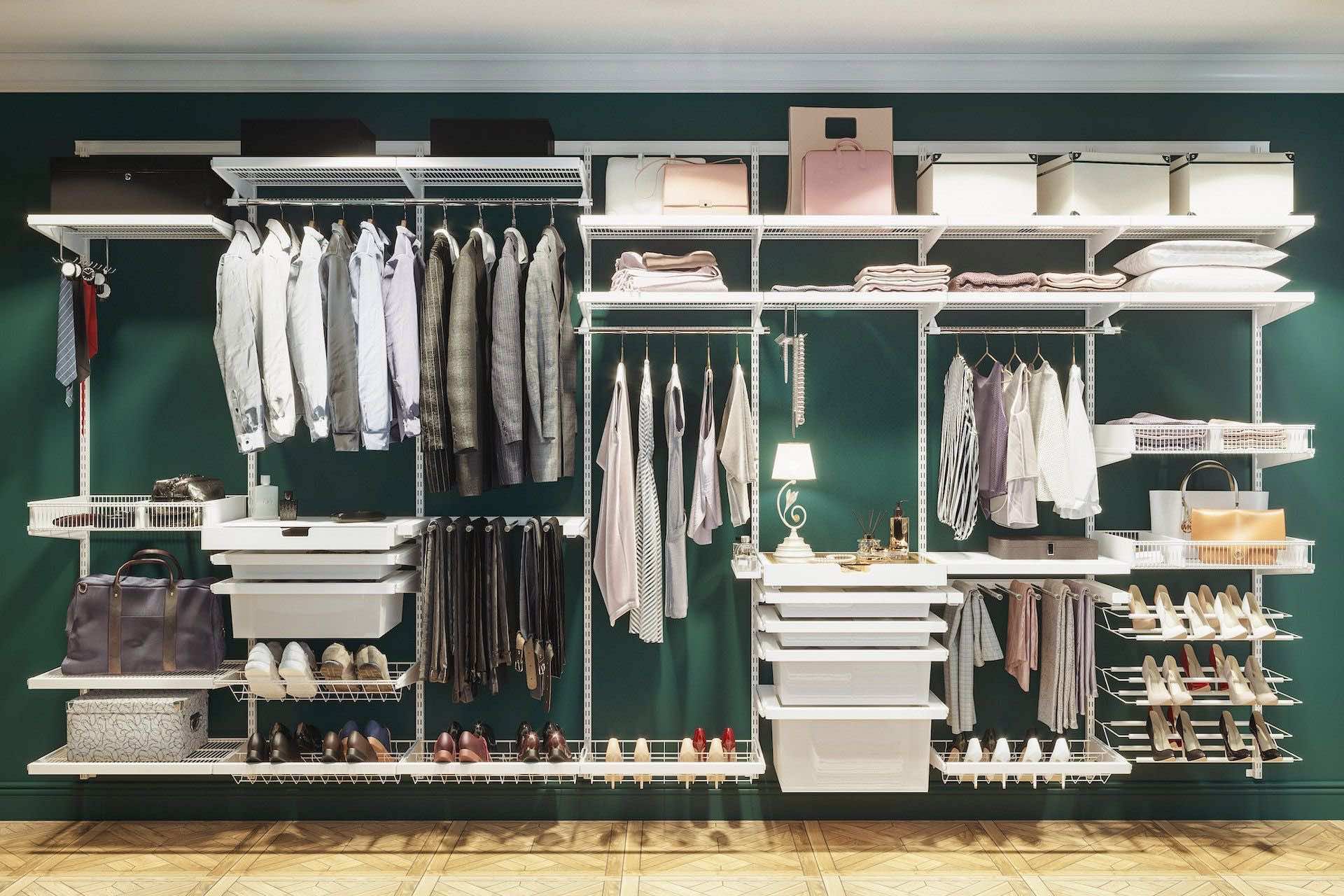 Семейная гардеробная ARISTO — вместительная система хранения для гардероба всей семьи