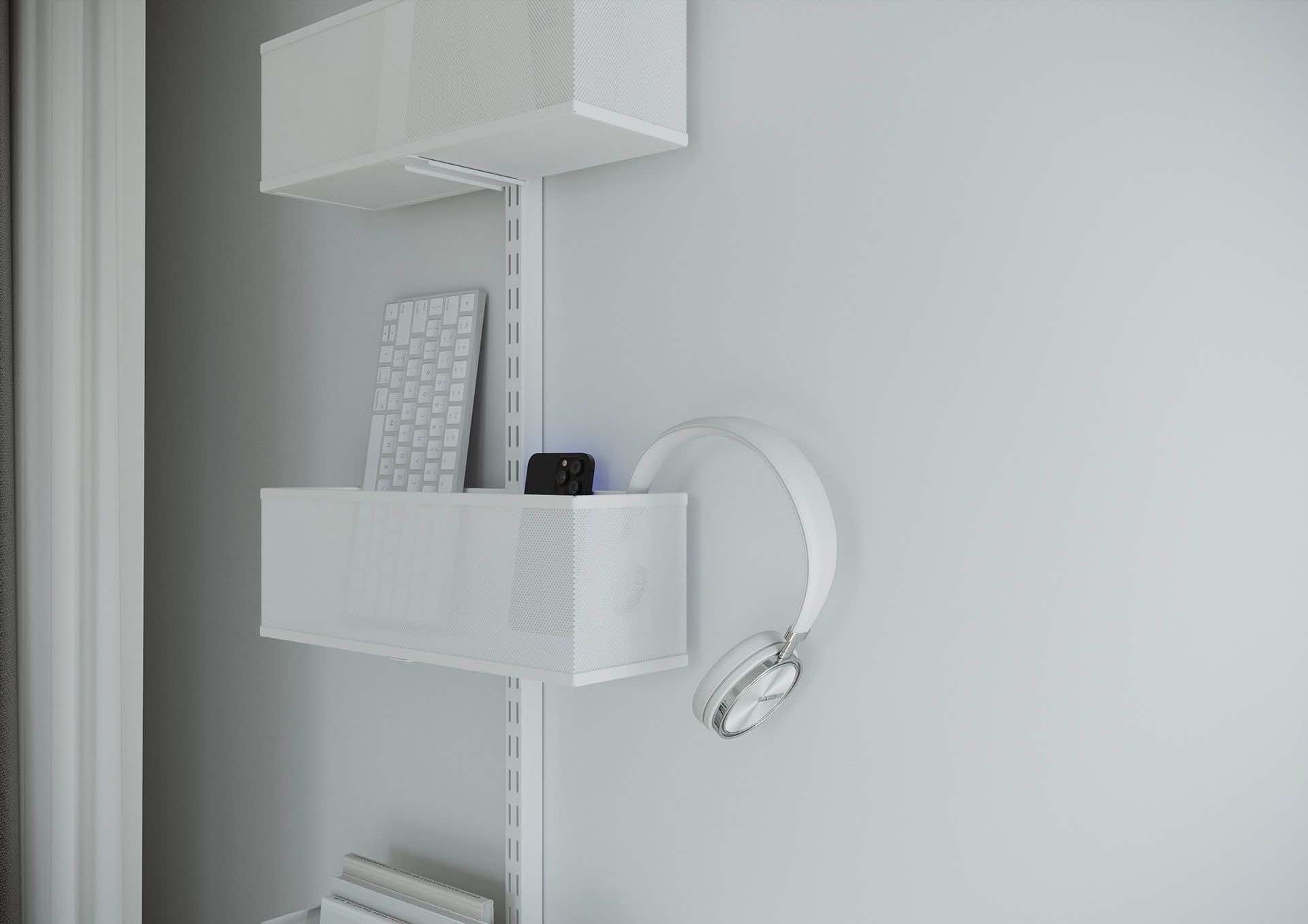 Навесной стеллаж — компактная система для хранения одежды, обуви или аксессуаров