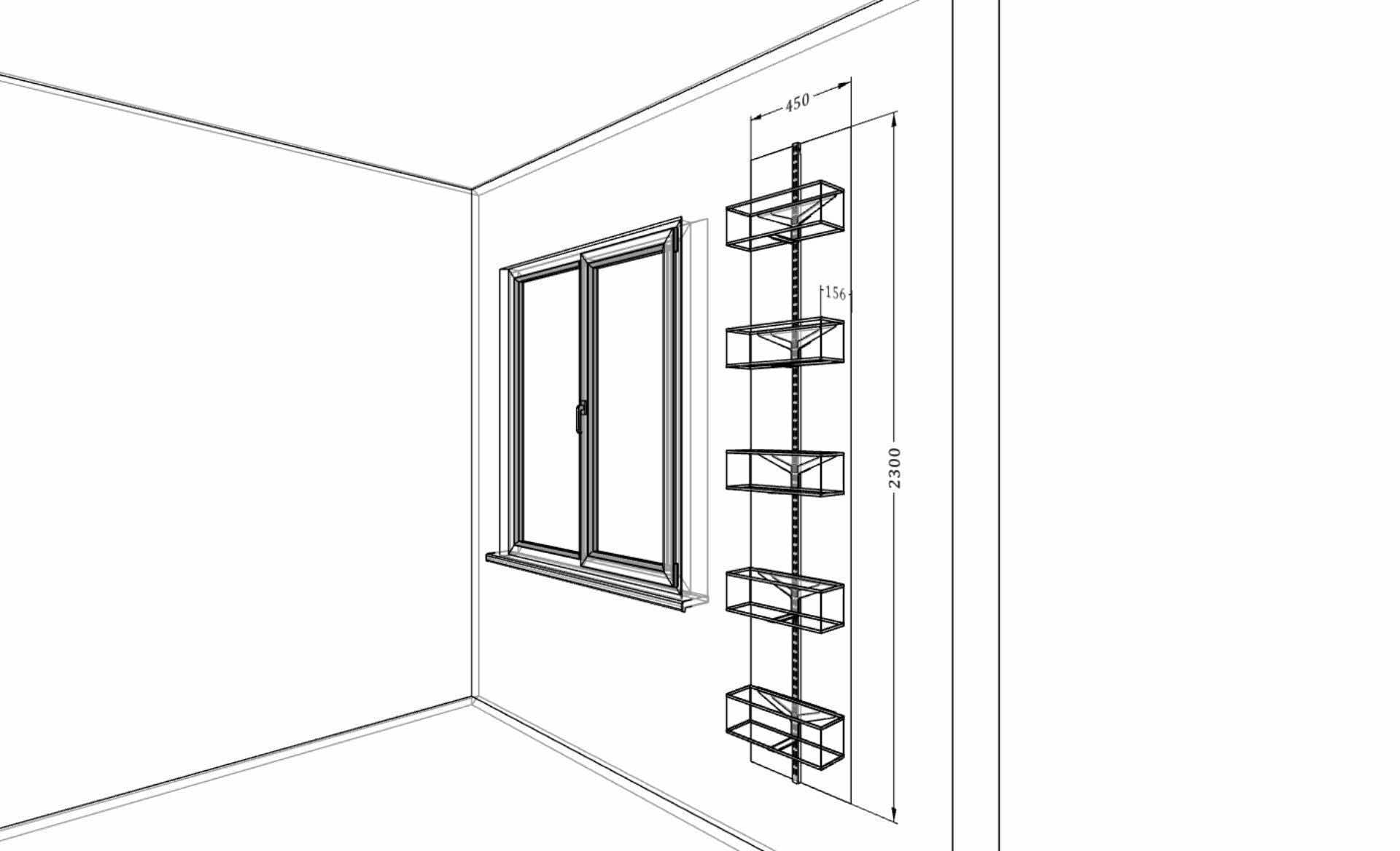 Навесной стеллаж — компактная система для хранения одежды, обуви или аксессуаров