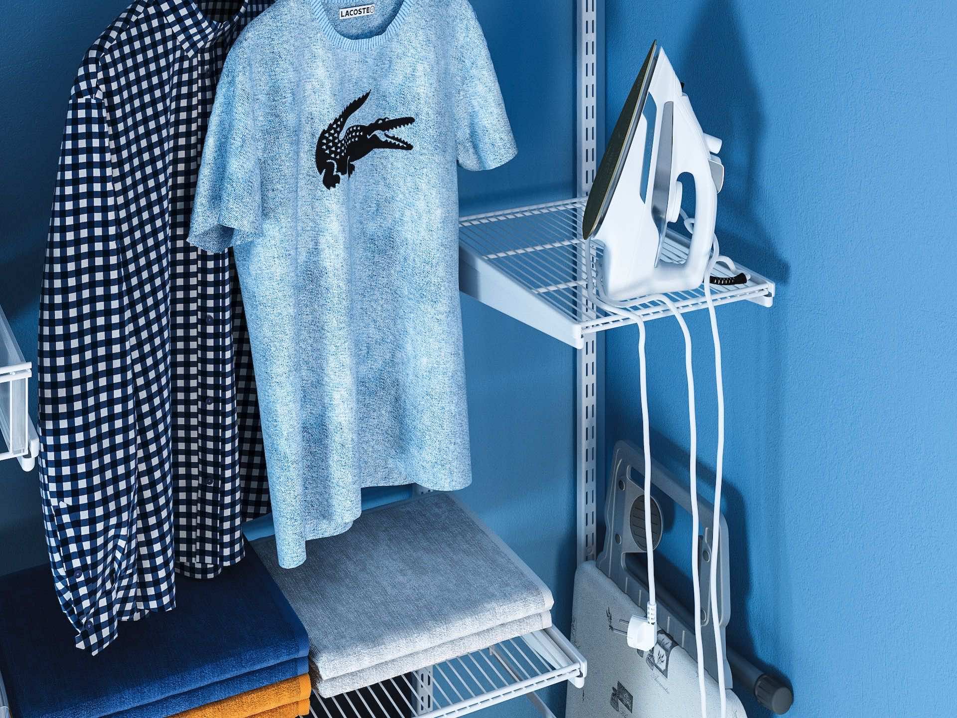 Гардеробная-постирочная ARISTO — функциональная система хранения