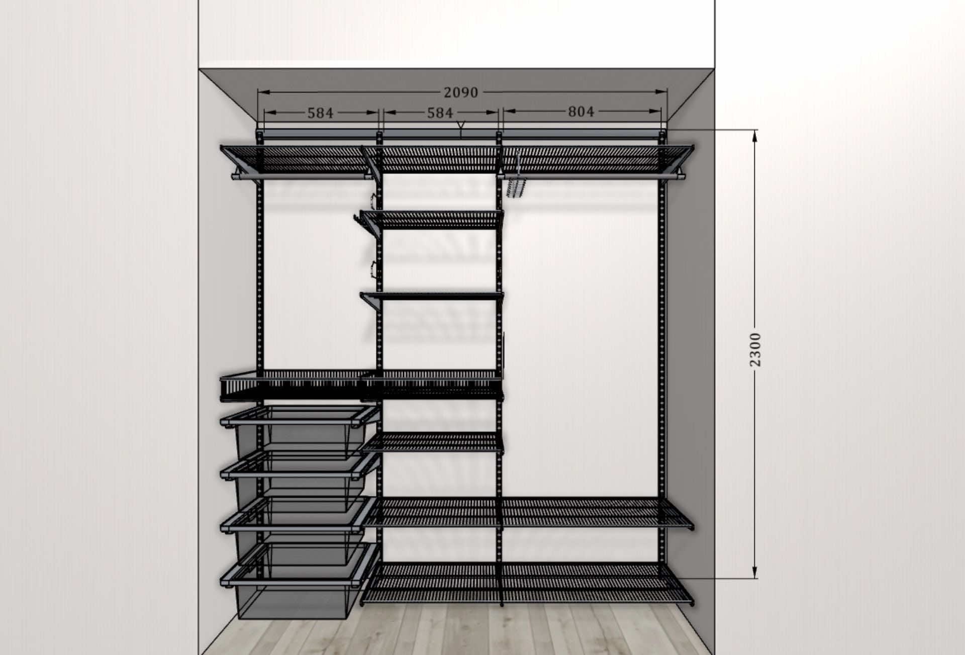 Корпусный шкаф-купе «Мрамор Леванто белый» для стильного интерьера