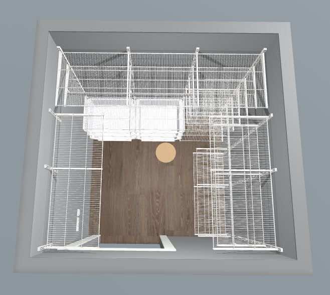 П-образная гардеробная с сетчатыми полками и корзинами — установка за 3 дня