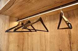 Система хранения 9 метров для гардеробной комнаты с алюминиевым профилем