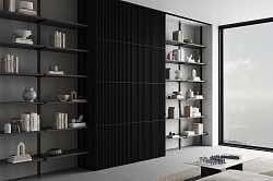 Раздвижные двери S8000 AIR для гардеробных с мягким скольжением и стильным дизайном