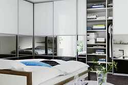 Подвесные двери S1200 AIR для гардеробной системы с алюминиевым профилем