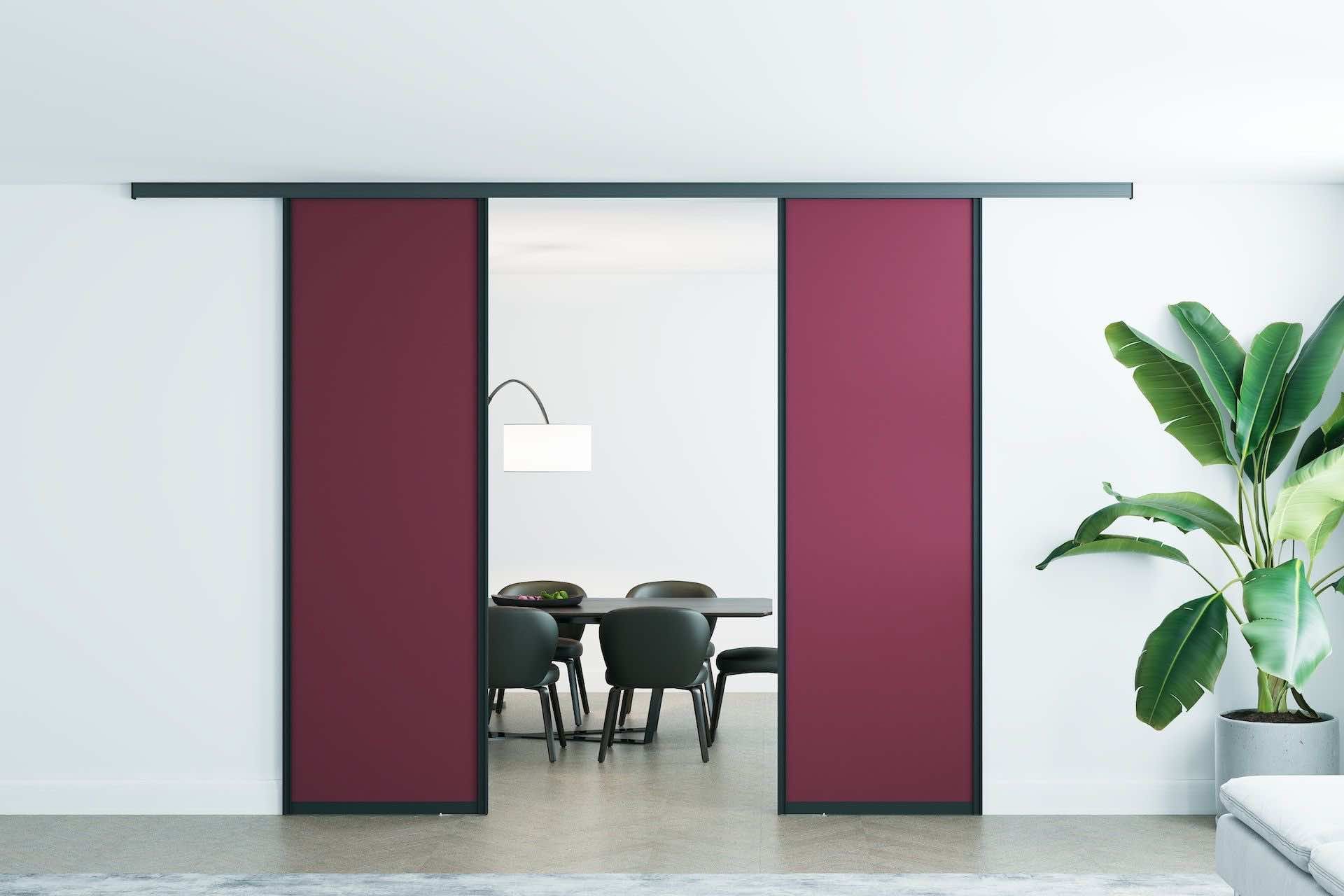 Межкомнатная перегородка для больничной палаты с креплением пол-потолок