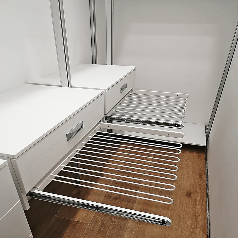 Гардеробная система SLIM EUREKA с постирочной для функционального хранения вещей