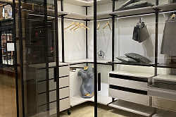 Раздвижные перегородки S1200 для гостиной из анодированного алюминия