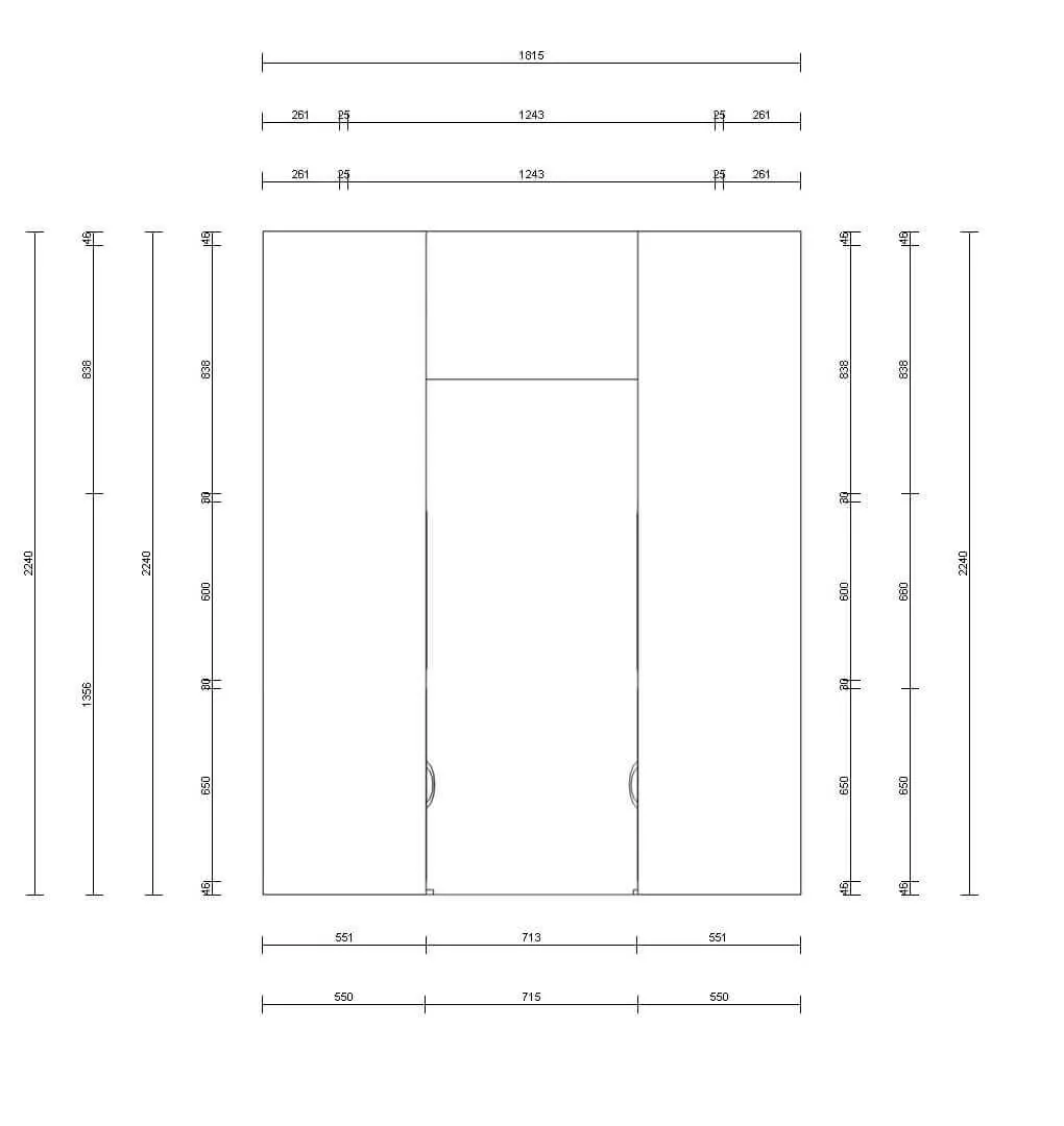 гардеробная система хранения Vitra Black с алюминиевыми профилями и LED подсветкой